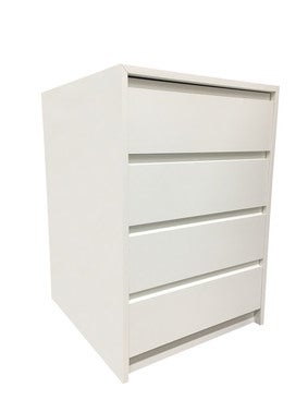 Cajonera de madera para armario interior Color blanco cm H.50xL.86