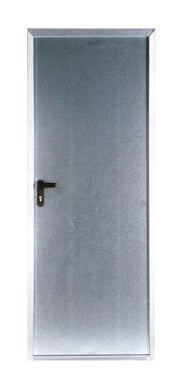 Puerta de trastero apertura derecha acero galvanizado de 200x70 cm