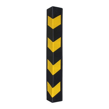 Protector multiusos garaje ángulo recto Negro y amarillo