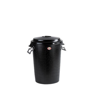 ▷ Comprar Kit de cubo de basura negro 100 litros 53x63cm + tapa Maiol