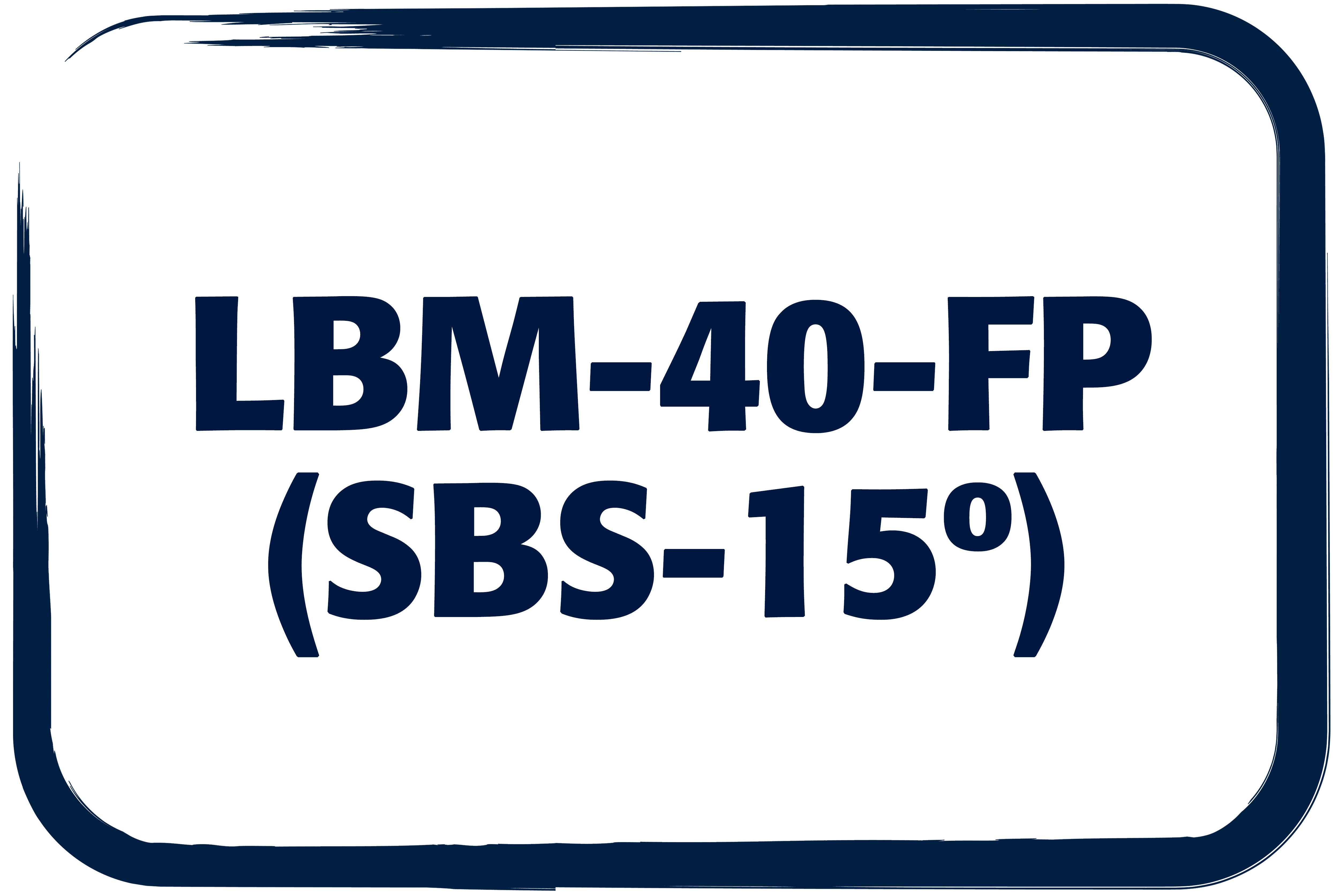 Tela asfaltica impermeabilizante - LBM-40-FP / LBM-30-FV / LMB-50/G-FP